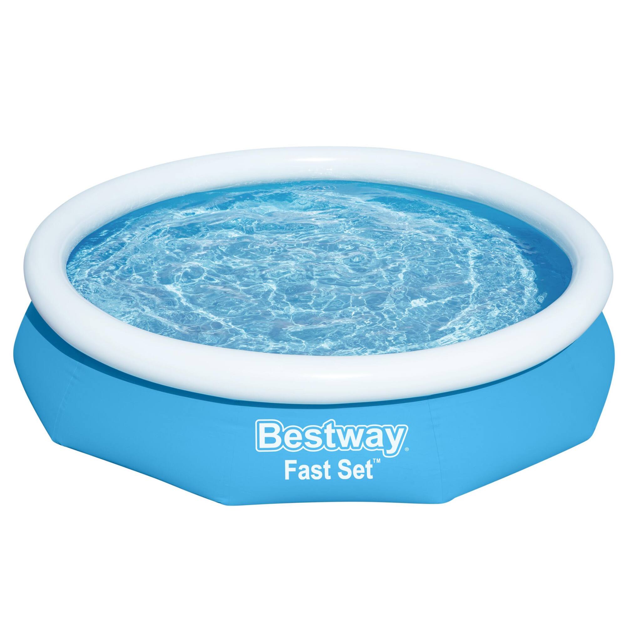 Bestway Fast Set 10ft. Wide Round Inflatable Pool Set